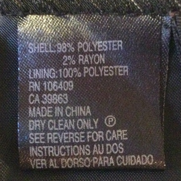 Women’s Black with Pin Strip Slacks - Picture 4 of 16